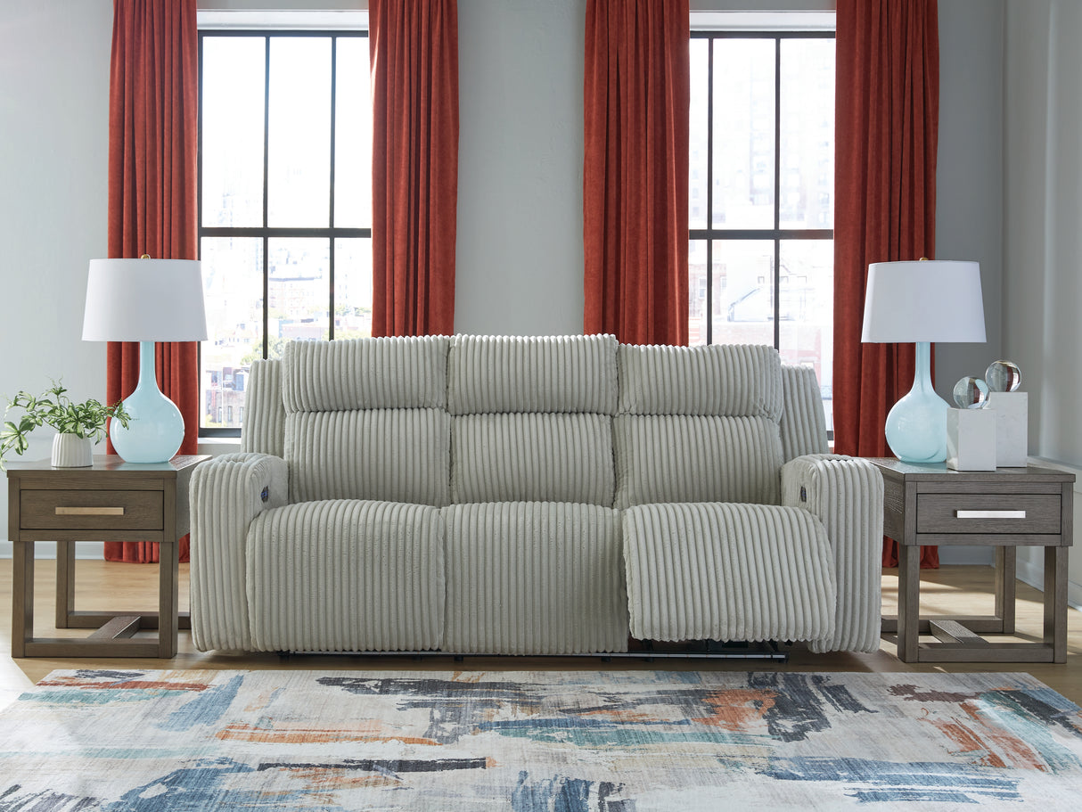 Furniture City Houma - Ashley Furniture - Forest Lake Power Reclining Sofa - PWR REC Sofa with ADJ Headrest - PC6420315