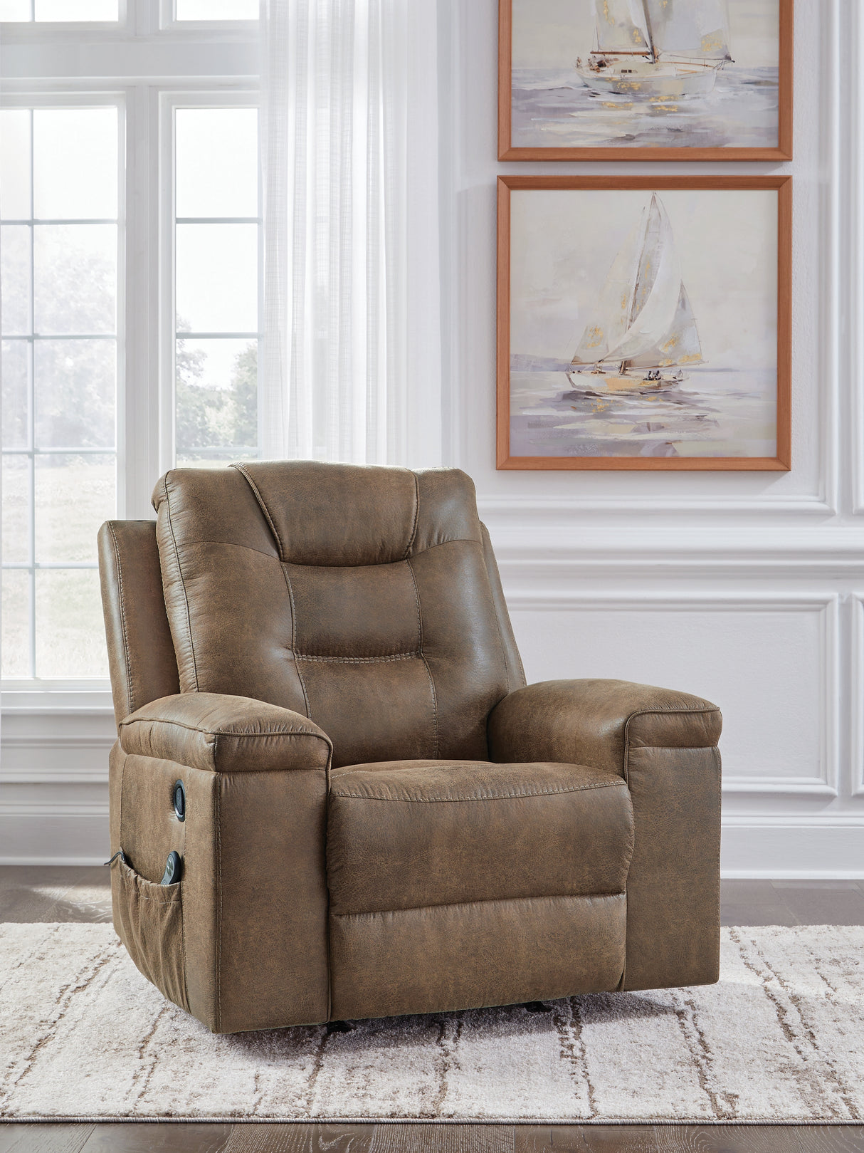 Furniture City Houma - Ashley Furniture - Stockworth Recliner - Rocker Recliner / Earth - PC6560425