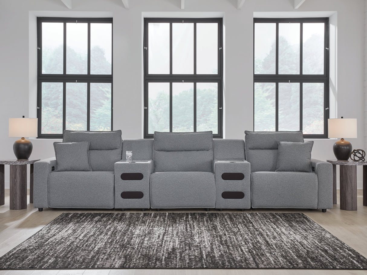 Furniture City Houma - Ashley Furniture - ModMax II 5-Piece Power Reclining Sectional - 5-Piece Power Reclining Sectional - 65906S13