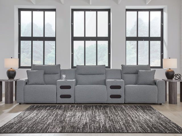 Furniture City Houma - Ashley Furniture - ModMax II 5-Piece Power Reclining Sectional - 5-Piece Power Reclining Sectional - 65906S13