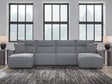 Furniture City Houma - Ashley Furniture - ModMax II 4-Piece Power Reclining Sectional with Chaise - 4-Piece Power Reclining Sectional with Chaise - 65906S11