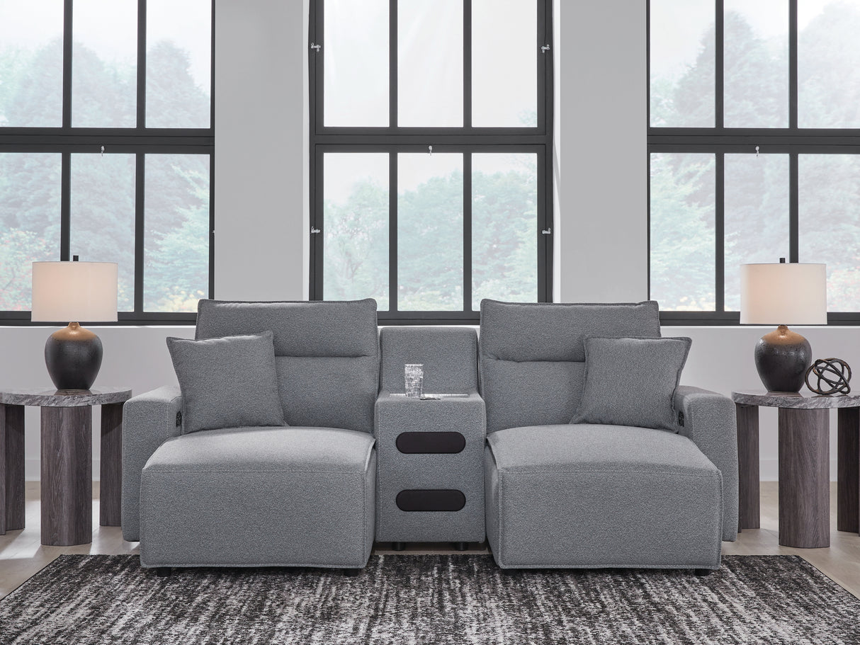 Furniture City Houma - Ashley Furniture - ModMax II 3-Piece Power Reclining Sectional with Chaise - 3-Piece Power Reclining Sectional with Chaise - 65906S12