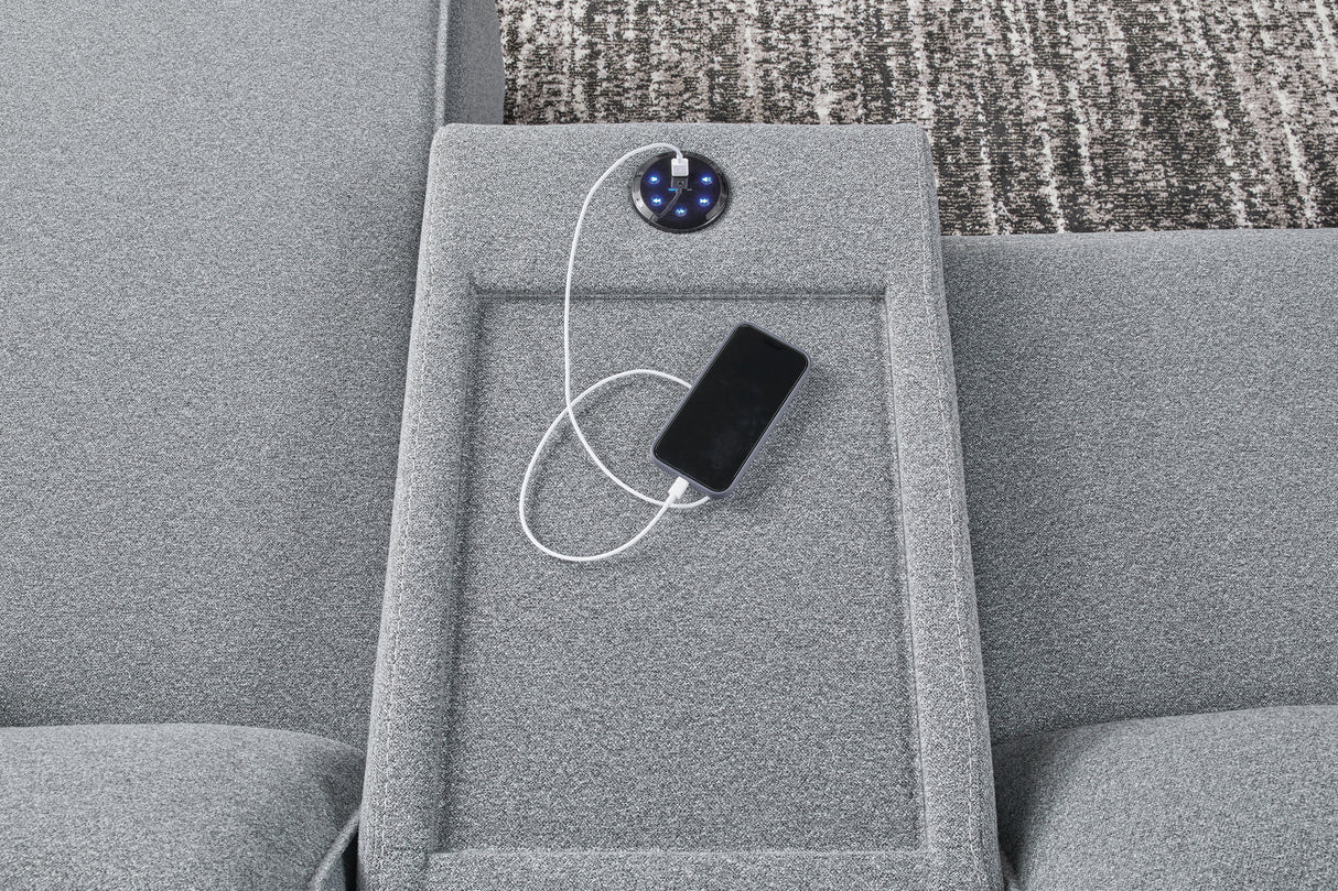 ModMax II 6-Piece Reclining Sectional with Console