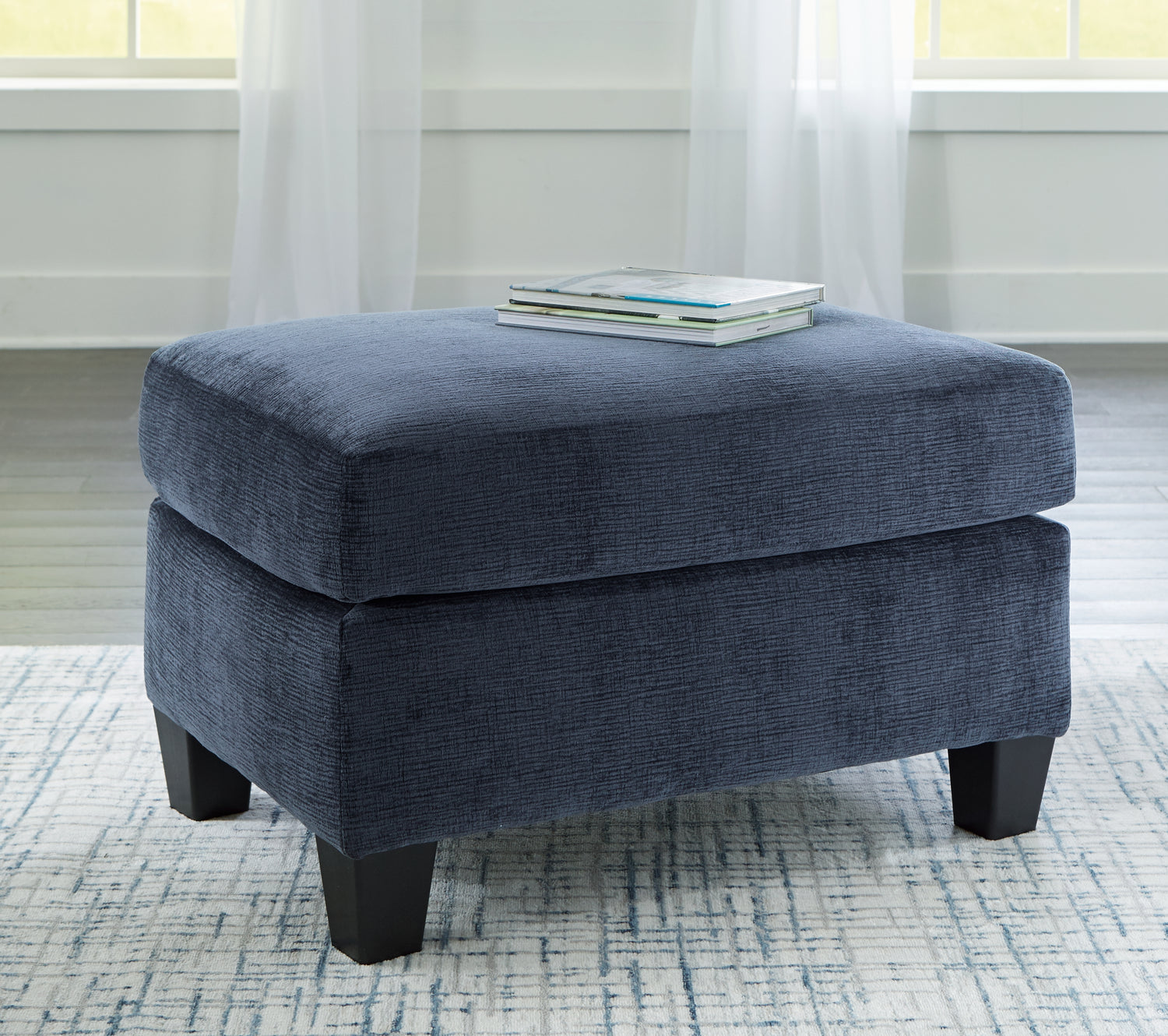 Furniture City Houma - Ashley Furniture - Amity Bay Ottoman - Ottoman / Ink - 6720614