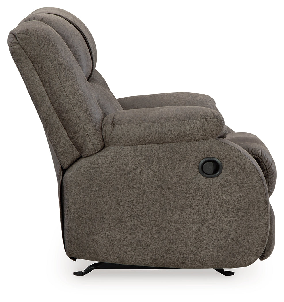 First Base Reclining Loveseat and Recliner