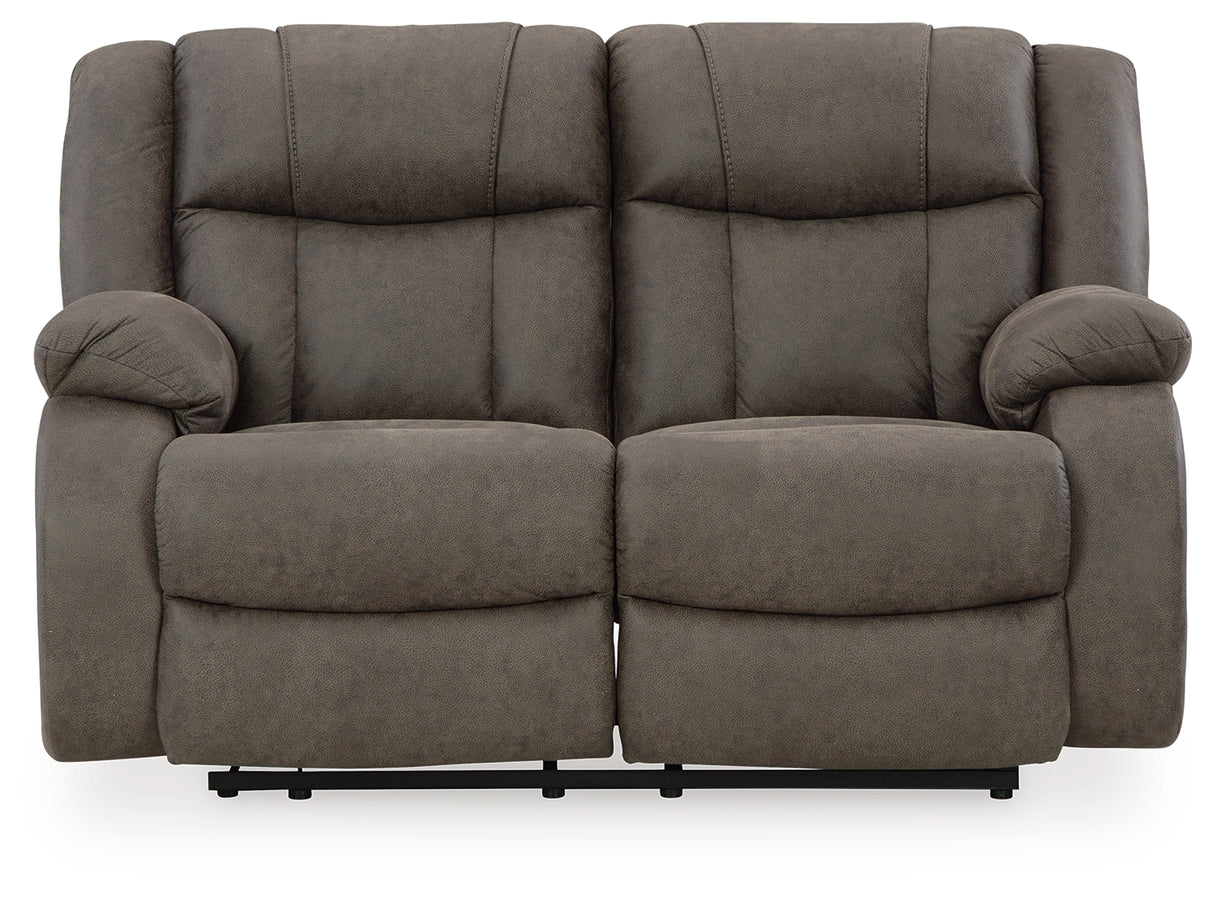 First Base Reclining Loveseat and Recliner