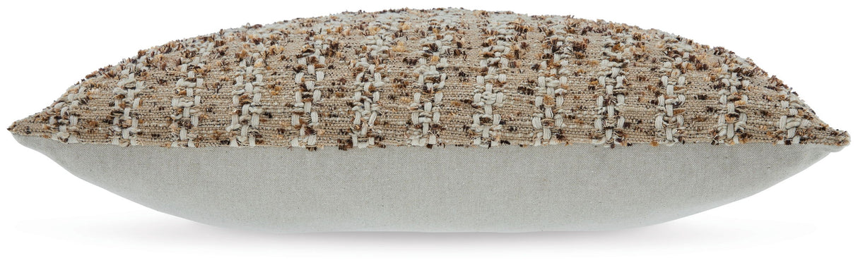 Vorlane - Pillow (Set of 4) - Tan / Brown / White