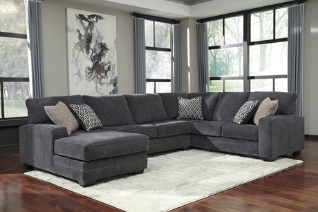 Furniture City Houma - Ashley Furniture - Tracling 3-Piece Sectional with Chaise - RAF 3-Piece Sectional with Chaise - 72600S1