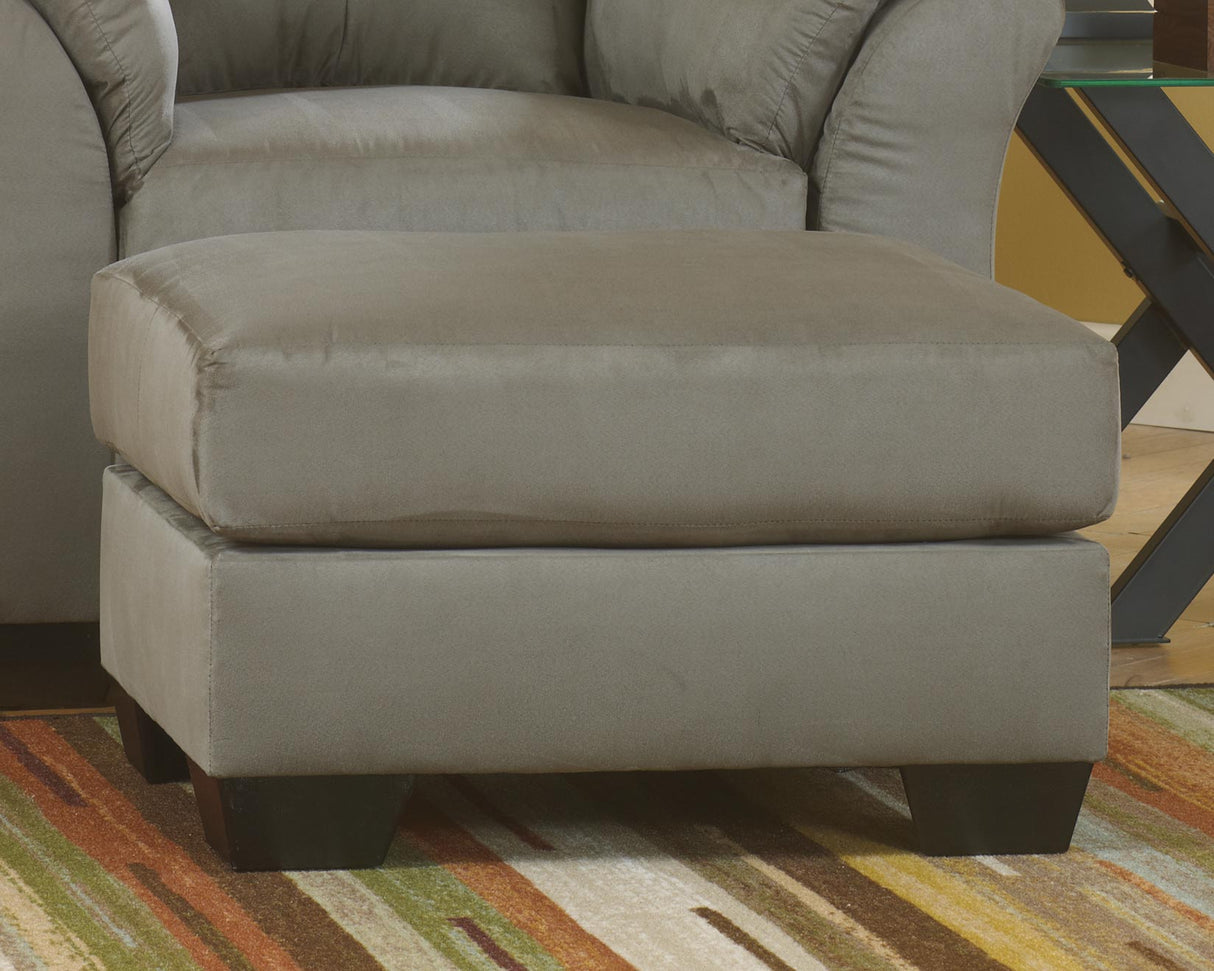 Furniture City Houma - Ashley Furniture - Darcy Ottoman - Ottoman / Cobblestone - 7500514