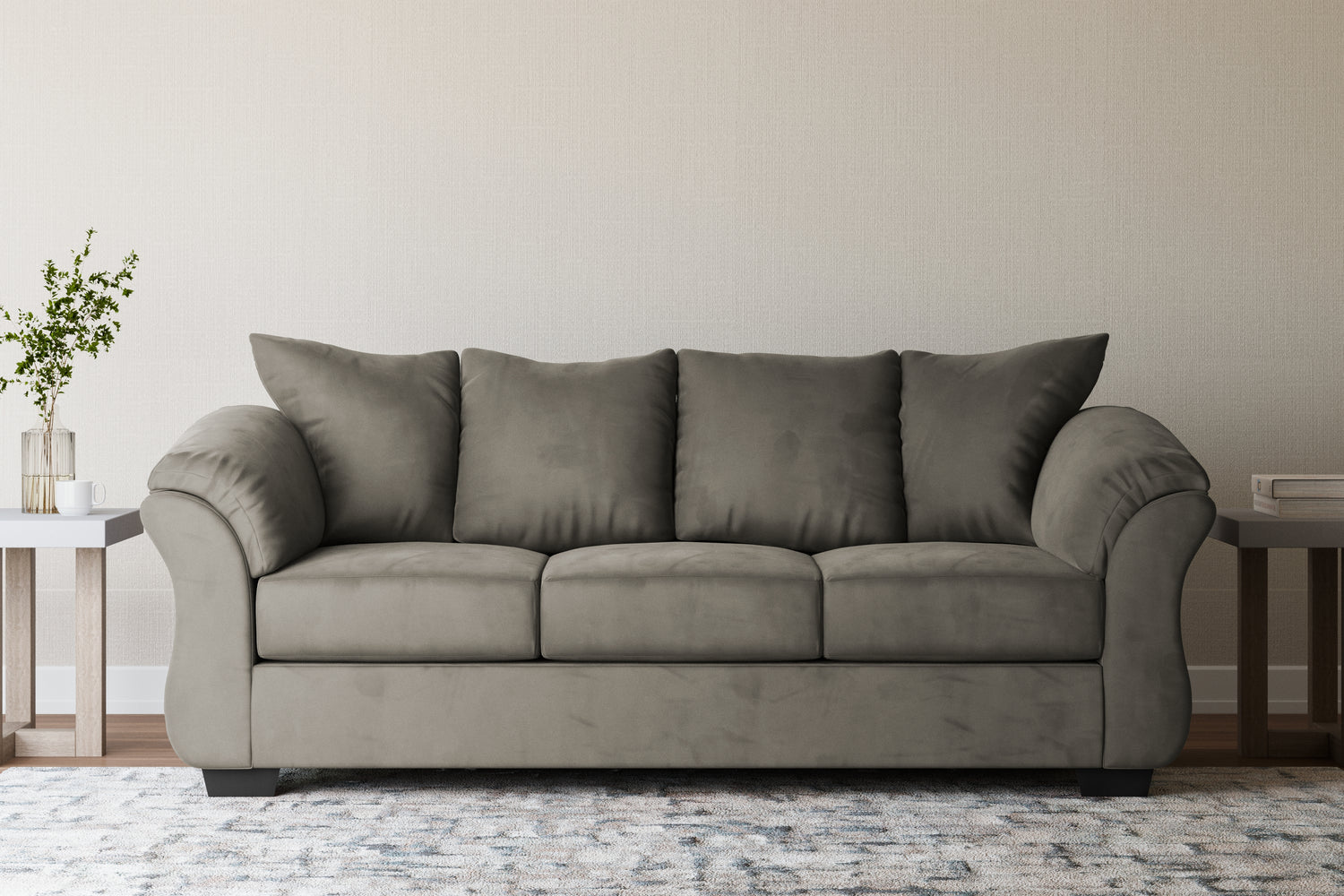 Furniture City Houma - Ashley Furniture - Darcy Sofa - Sofa / Cobblestone - 7500538