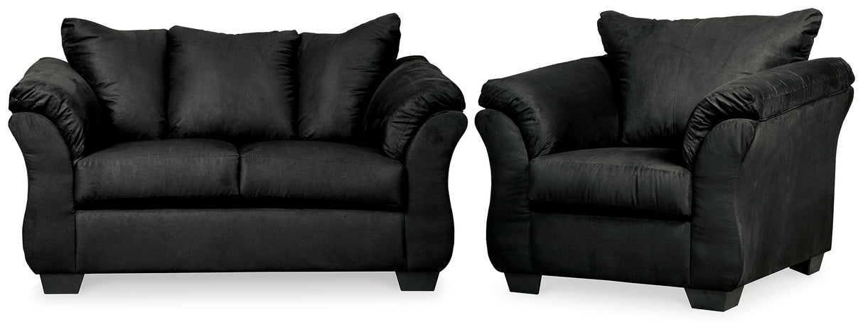 Furniture City Houma - Ashley Furniture - Darcy Loveseat and Chair - Loveseat and Chair - 75008U14