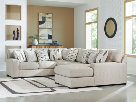 Furniture City Houma - Ashley Furniture - Laurelgrove 4-Piece Sectional with Chaise - RAF 4-Piece Sectional with Chaise - 75105S2