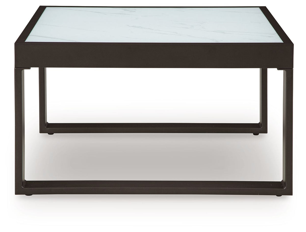Beachloft - Square Cocktail Table - Black / Gray