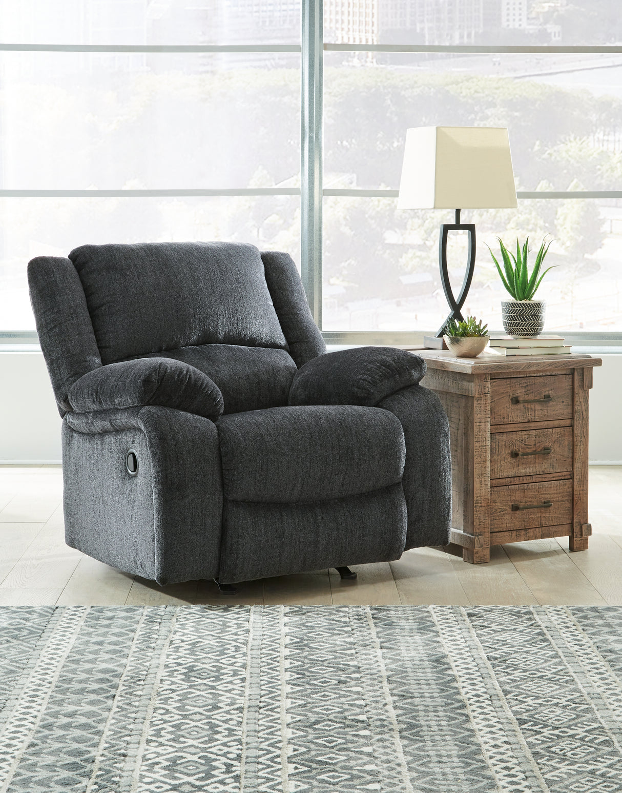 Draycoll Reclining Loveseat and 2 Recliners