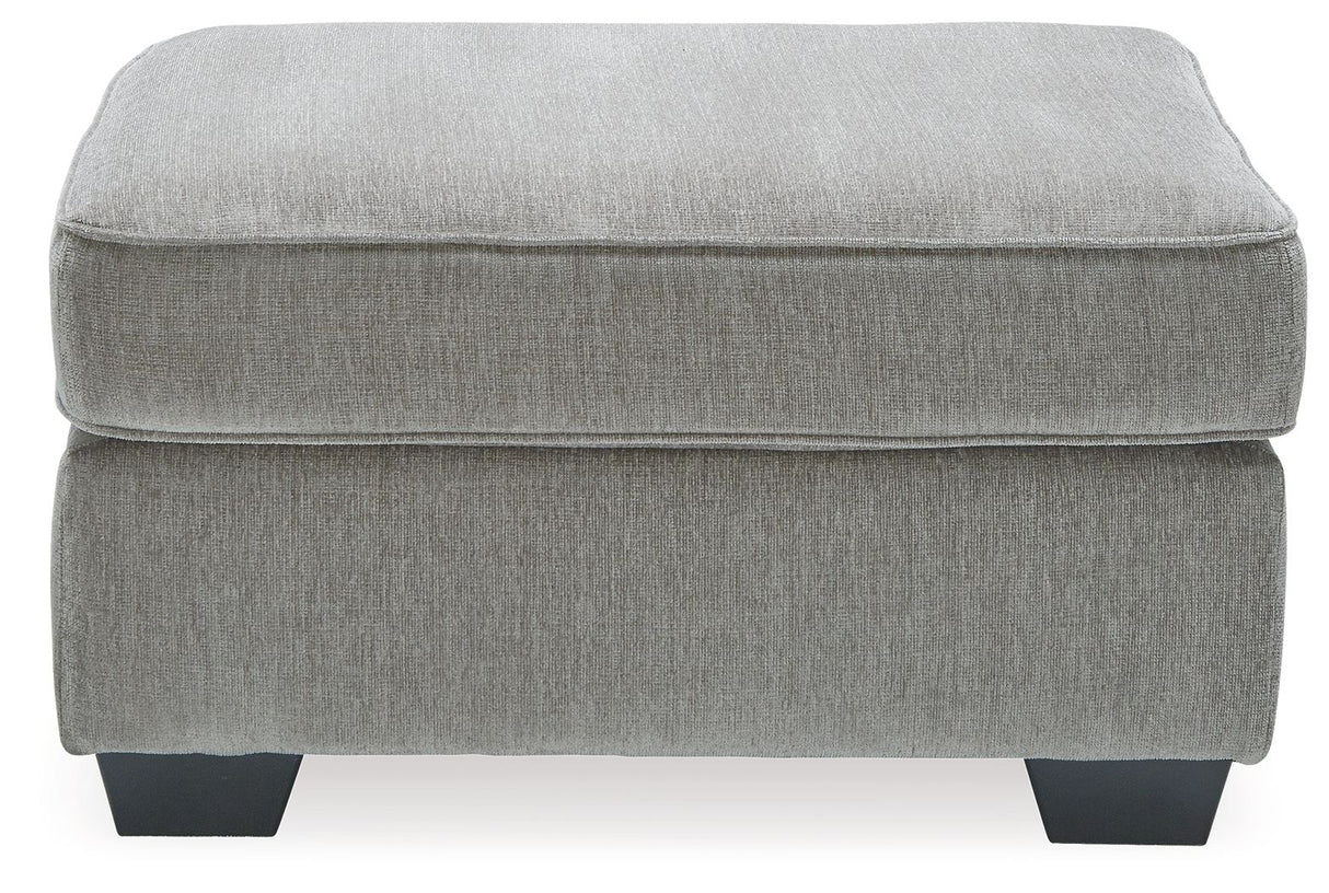Altari - Oversized Accent Ottoman - Alloy