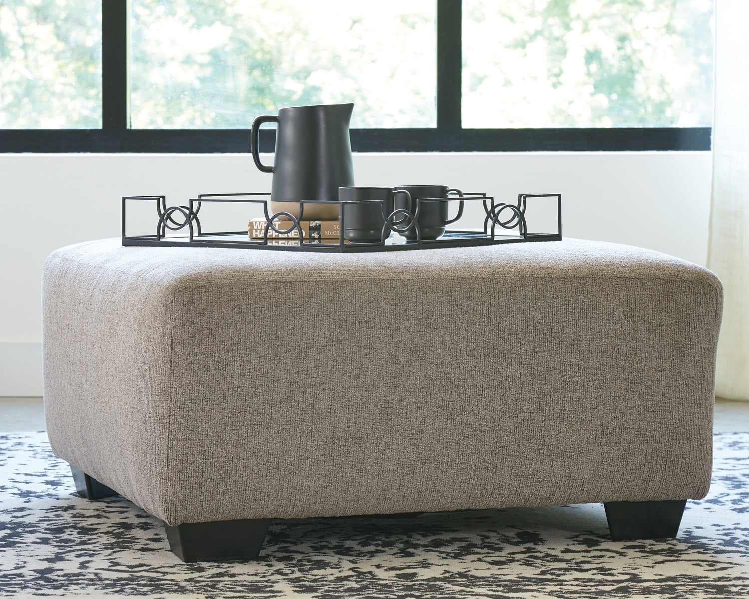 Furniture City Houma - Ashley Furniture - Ballinasloe Oversized Ottoman - Oversized Accent Ottoman - 8070208