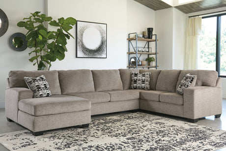 Furniture City Houma - Ashley Furniture - Ballinasloe 3-Piece Sectional with Chaise - RAF 3-Piece Sectional with Chaise - 80702S1