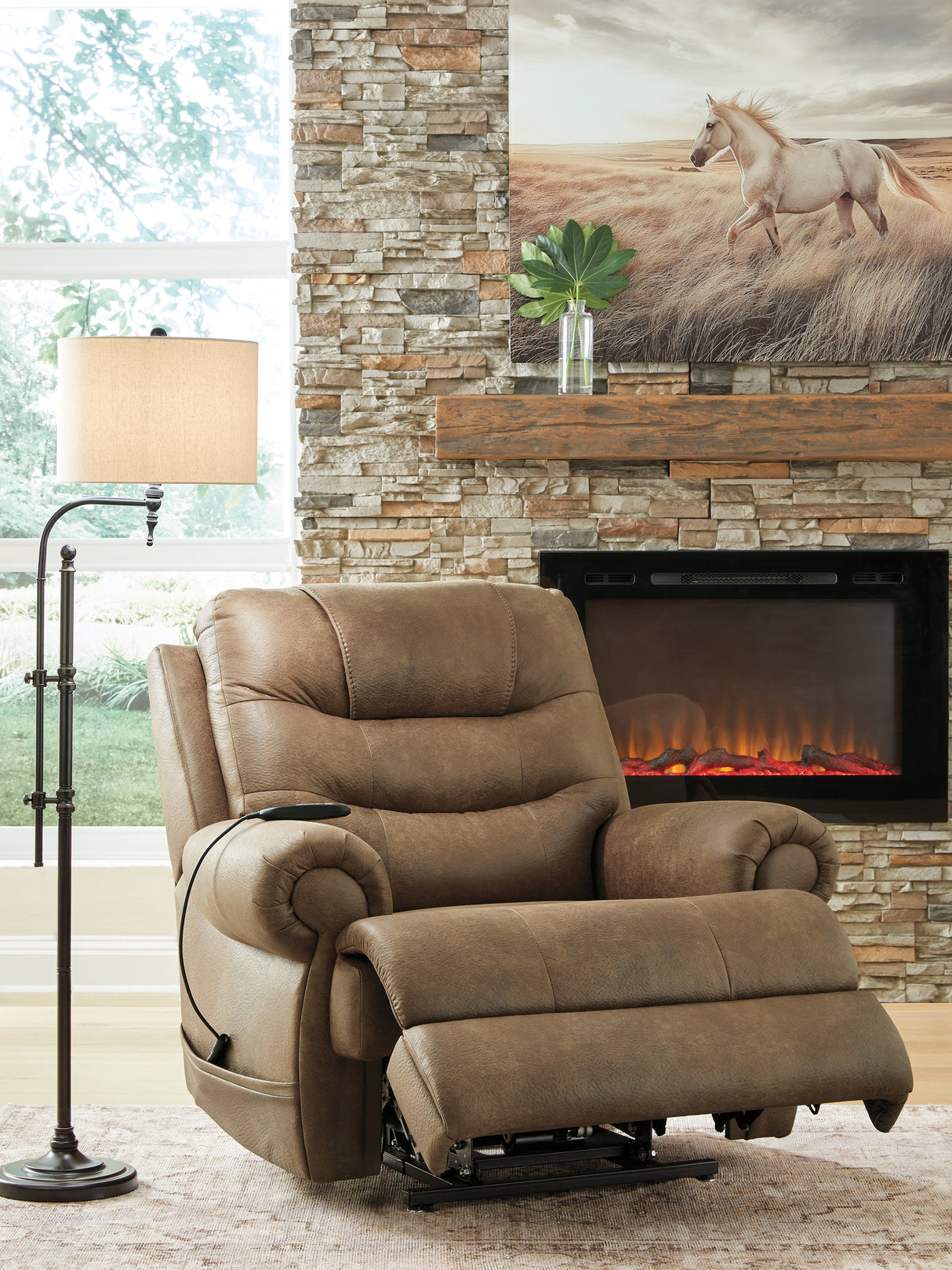 Revived and Restored Power Lift Recliner