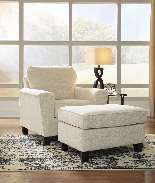 Furniture City Houma - Ashley Furniture - Abinger Chair and Ottoman - Chair and Ottoman - 83904U4