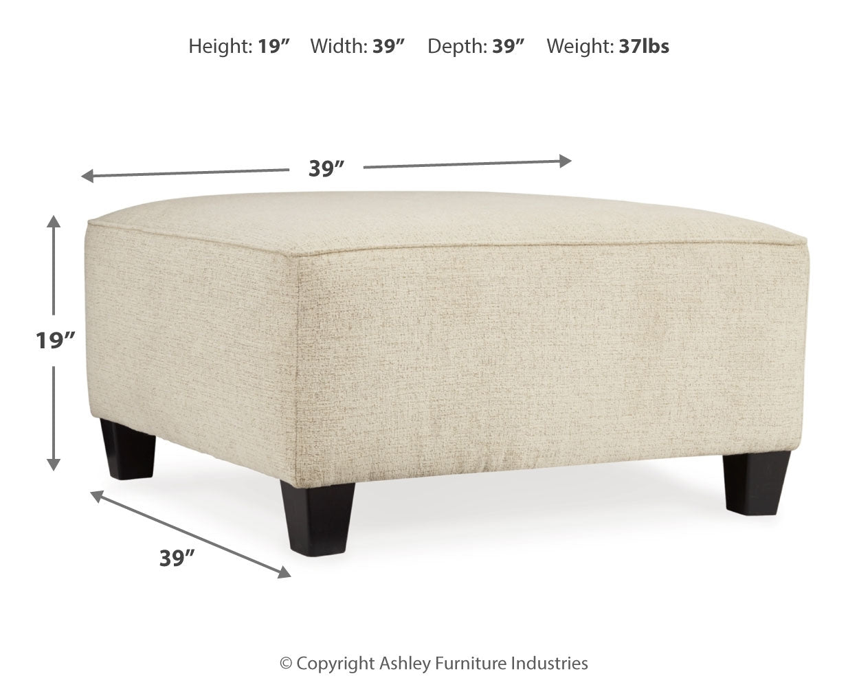 Abinger Oversized Accent Ottoman