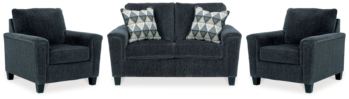 Furniture City Houma - Ashley Furniture - Abinger Loveseat and 2 Chairs - Loveseat and 2 Chairs - 83905U5