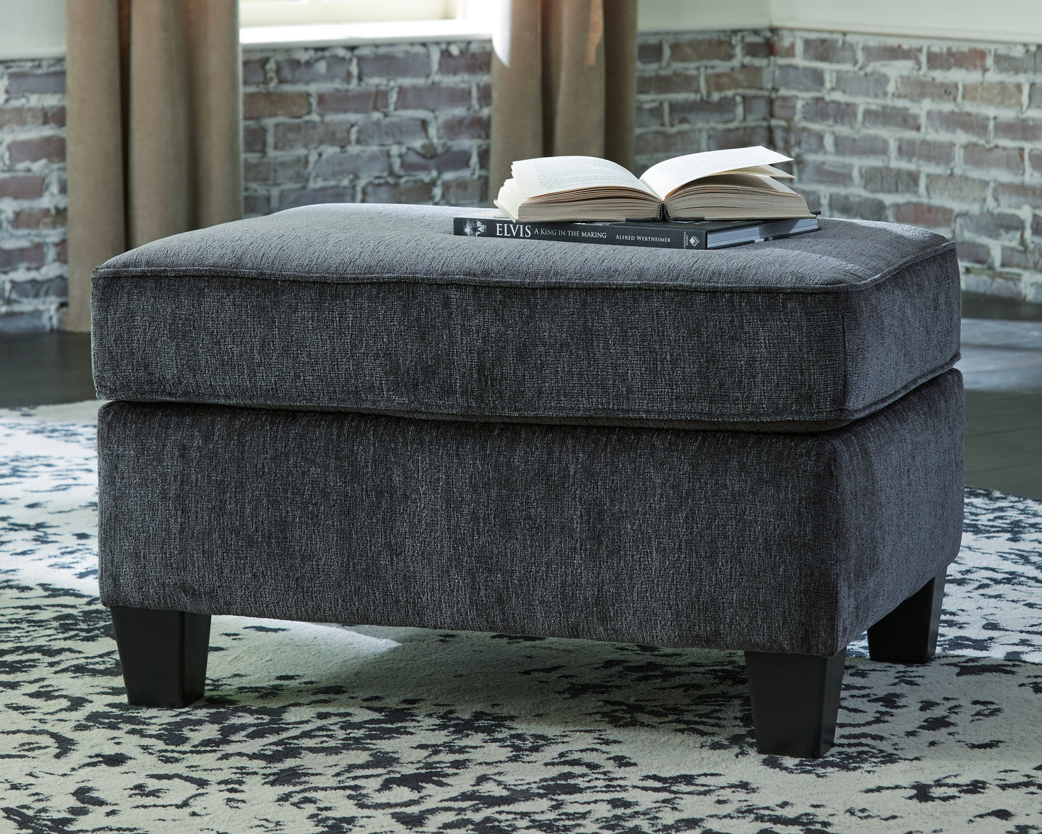 Furniture City Houma - Ashley Furniture - Abinger Ottoman - Ottoman / Smoke - 8390514