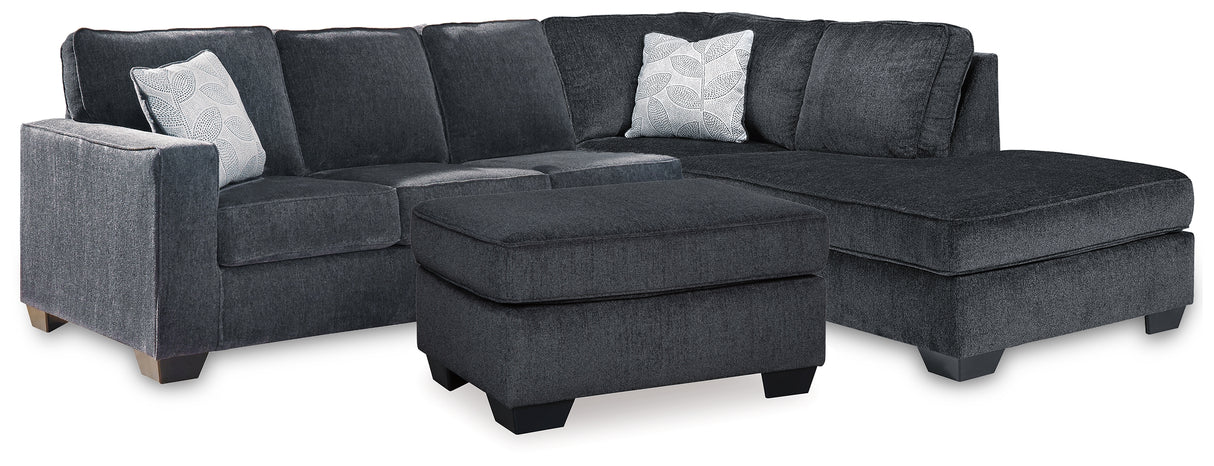 Furniture City Houma - Ashley Furniture - Altari 2-Piece Sleeper Sectional and Ottoman - 2-Piece Sleeper Sectional and Ottoman - 87213U15