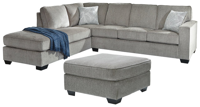Furniture City Houma - Ashley Furniture - Altari 2-Piece Sectional with Ottoman - 2-Piece Sectional with Ottoman - 87214U2