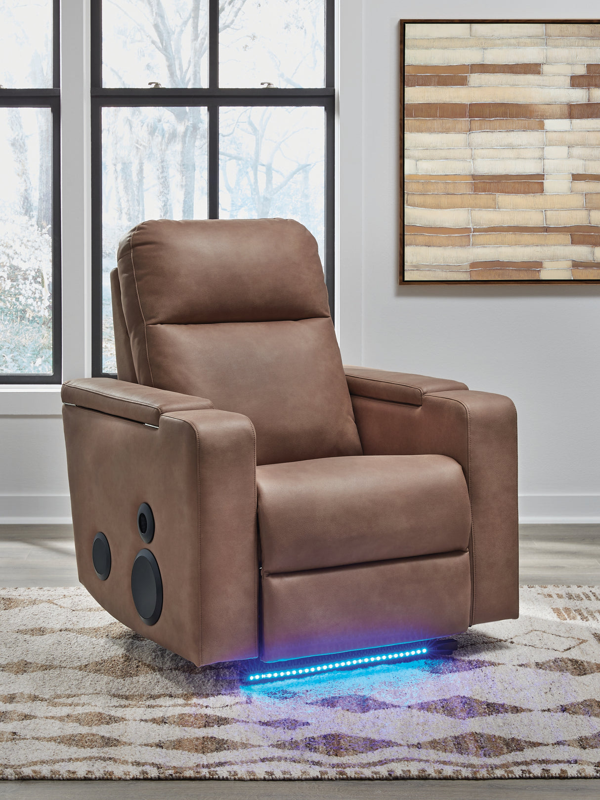 Furniture City Houma - Ashley Furniture - Lorrenton Power Glider Recliner with Audio System - Glider PWR REC w/Audio System - PC9022042A