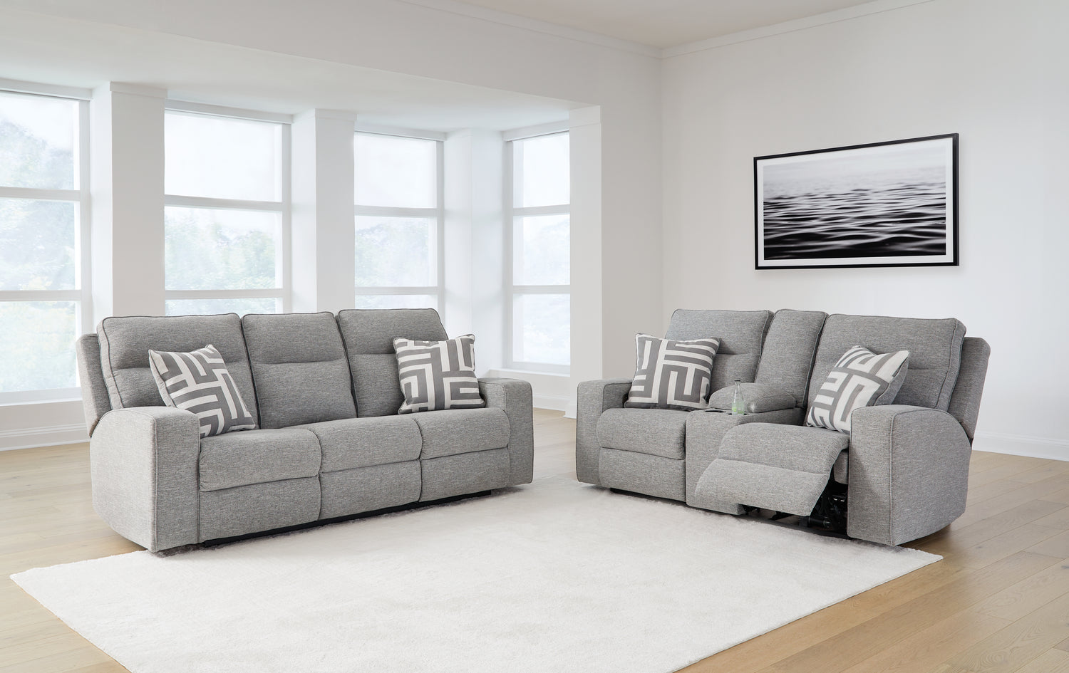 Biscoe Power Reclining Sofa, Loveseat and Recliner