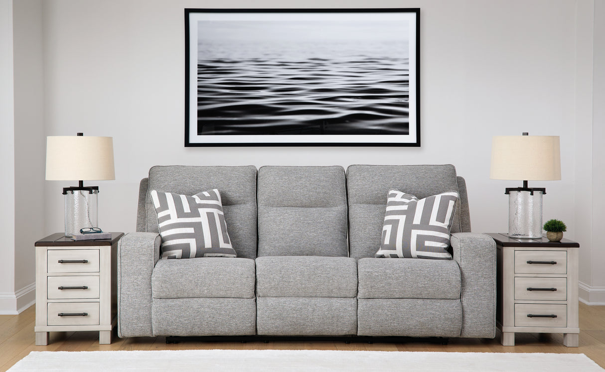 Furniture City Houma - Ashley Furniture - Biscoe Power Reclining Sofa - PWR REC Sofa with ADJ Headrest - 9050315