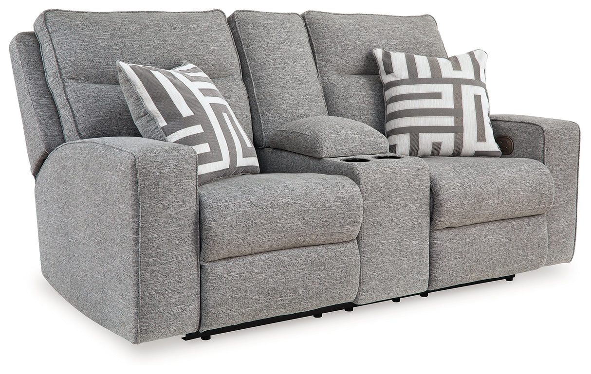 Biscoe Power Reclining Loveseat with Console
