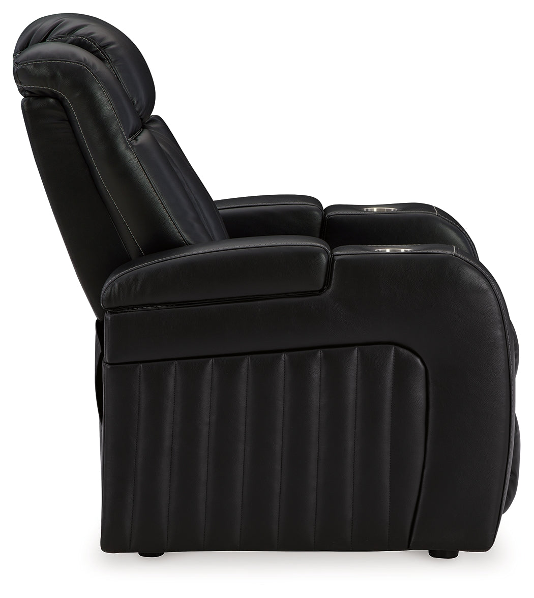 Caveman Den Power Reclining Sofa, Loveseat and Recliner