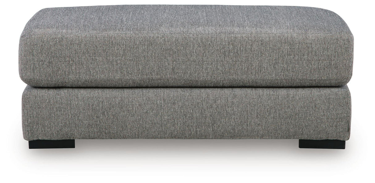 Creston Heights - Oversized Accent Ottoman - Smolder