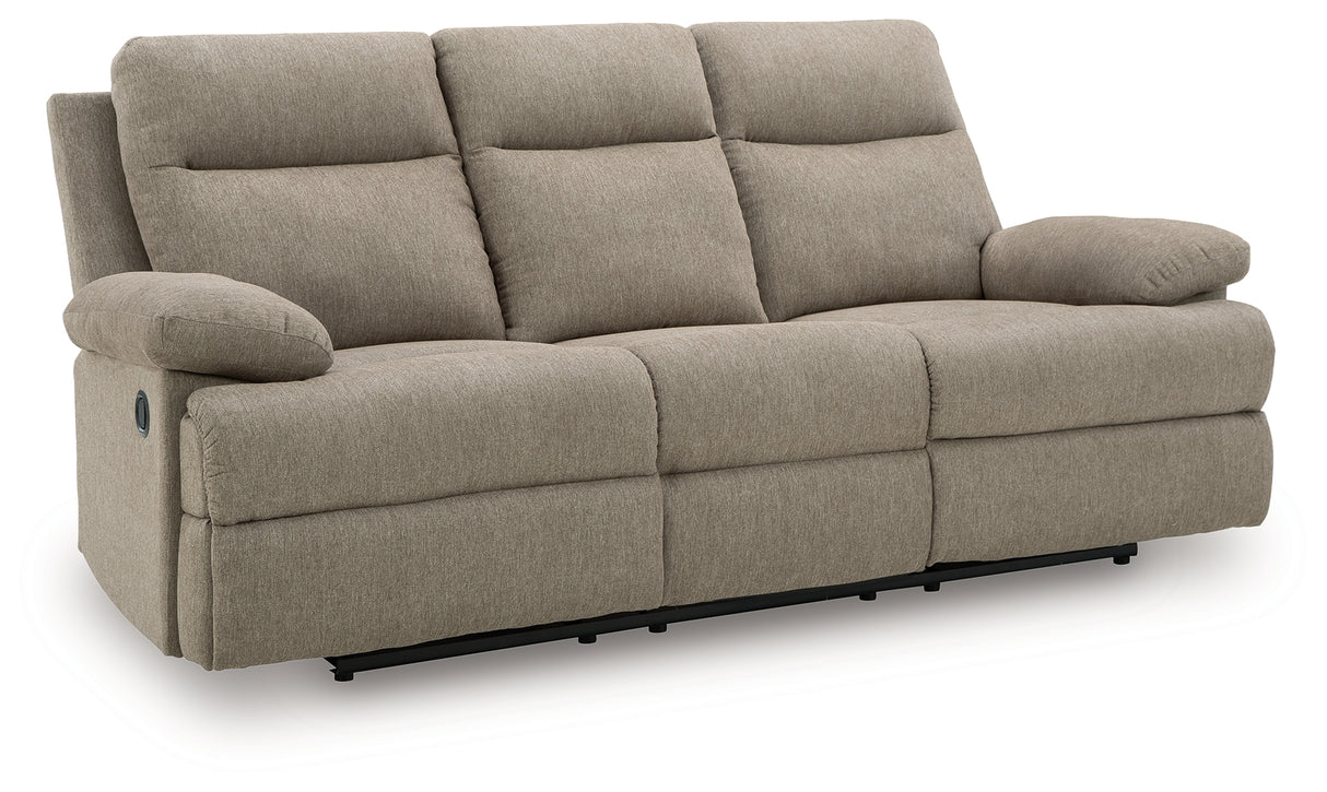 Furniture City Houma - Ashley Furniture - Side-Swipe Reclining Sofa with Drop Down Table - REC Sofa w/Drop Down Table - PC9140589