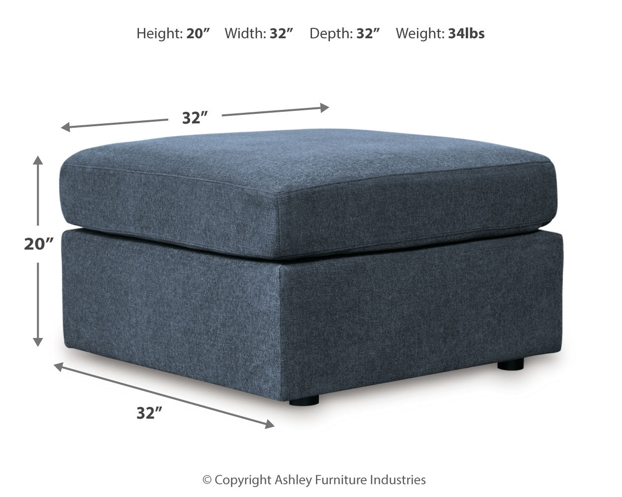 Modmax Oversized Accent Ottoman