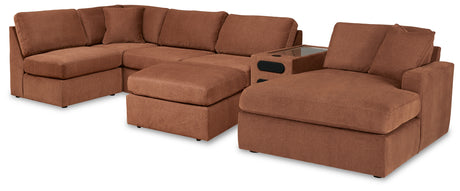 Furniture City Houma - Ashley Furniture - Modmax 6-Piece Sectional with Chaise and Ottoman - 6-Piece Sectional with Chaise and Ottoman - 92102U10