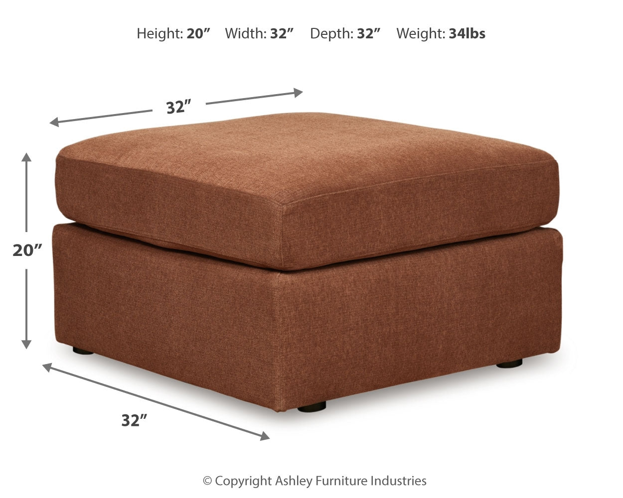 Modmax Oversized Accent Ottoman