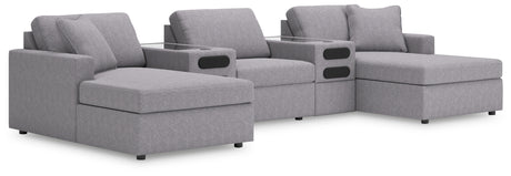 Modmax 5-Piece Sectional with Chaise and Audio Console