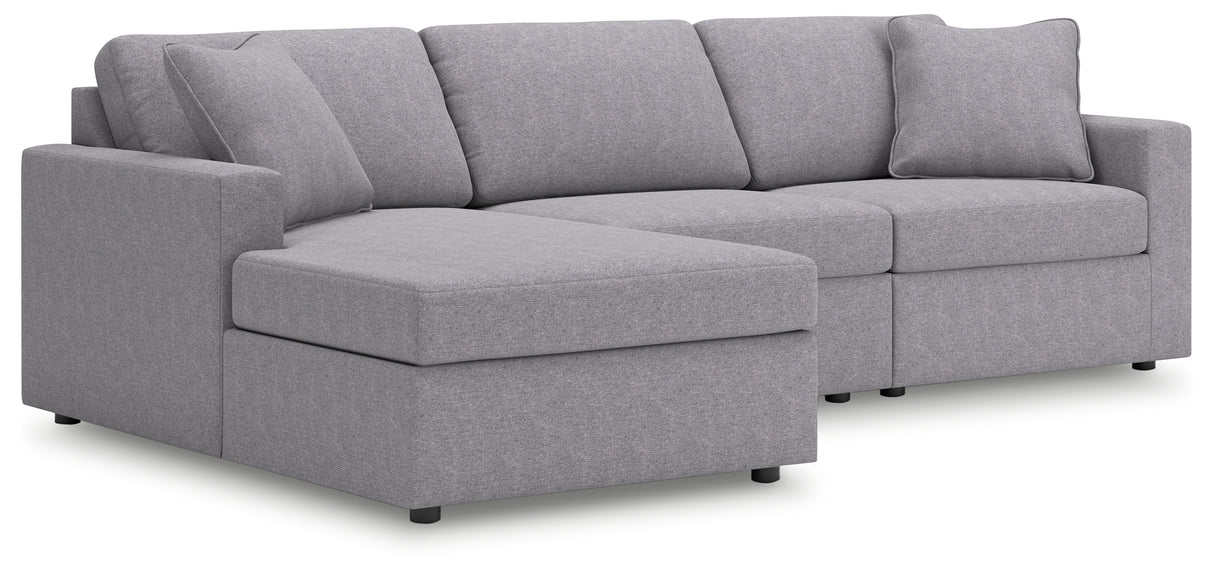 Furniture City Houma - Ashley Furniture - Modmax 3-Piece Sectional with Chaise - RAF 3-Piece Sectional with Chaise - 92104S17