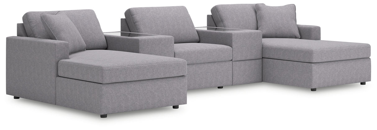 Furniture City Houma - Ashley Furniture - Modmax 5-Piece Pit Sectional - RAF 5-Piece Pit Sectional - 92104S44