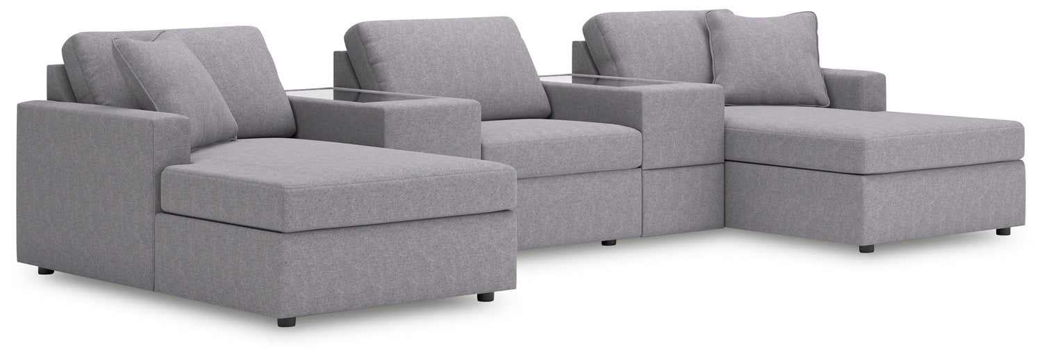 Furniture City Houma - Ashley Furniture - Modmax 5-Piece Pit Sectional - RAF 5-Piece Pit Sectional - 92104S44