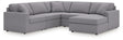 Furniture City Houma - Ashley Furniture - Modmax 5-Piece Sectional with Chaise - RAF 5-Piece Sectional with Chaise - 92104S68