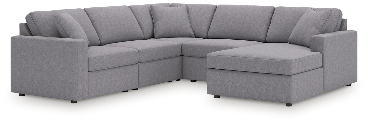Furniture City Houma - Ashley Furniture - Modmax 5-Piece Sectional with Chaise - RAF 5-Piece Sectional with Chaise - 92104S68