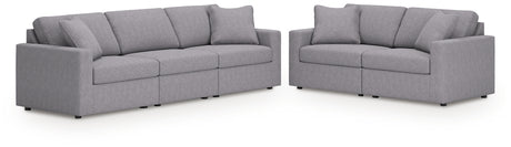 Modmax 3-Piece Sectional Sofa and 2-Piece Sectional Loveseat