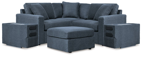 Furniture City Houma - Ashley Furniture - Modmax 5-Piece Sectional with Audio Console and Ottoman - 5-Piece Sectional with Audio Console and Ottoman - 92121U24