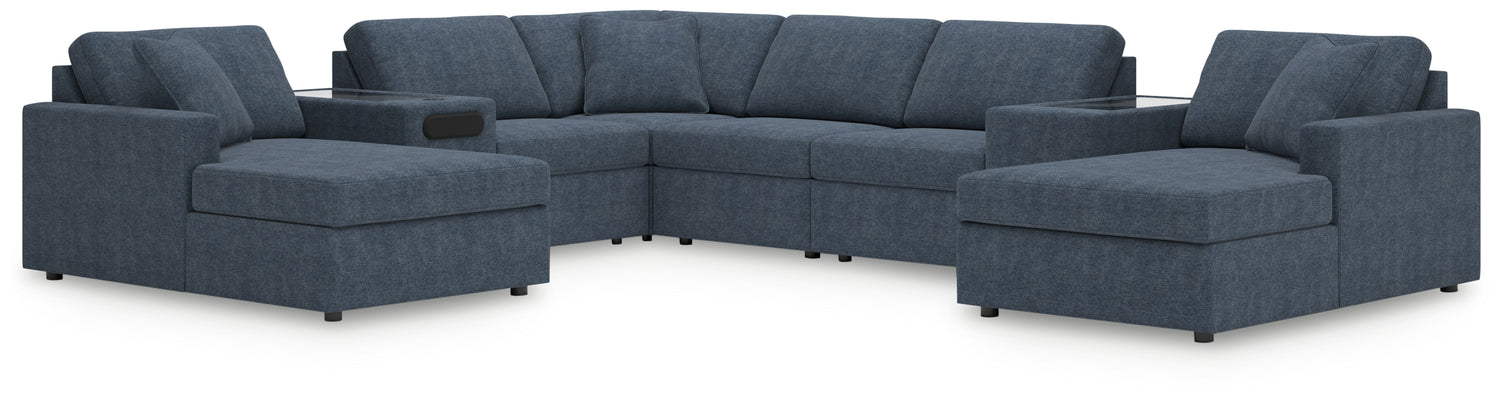 Furniture City Houma - Ashley Furniture - Modmax 8-Piece Sectional with Chaise - RAF 8-Piece Sectional with Chaise - 92121S31