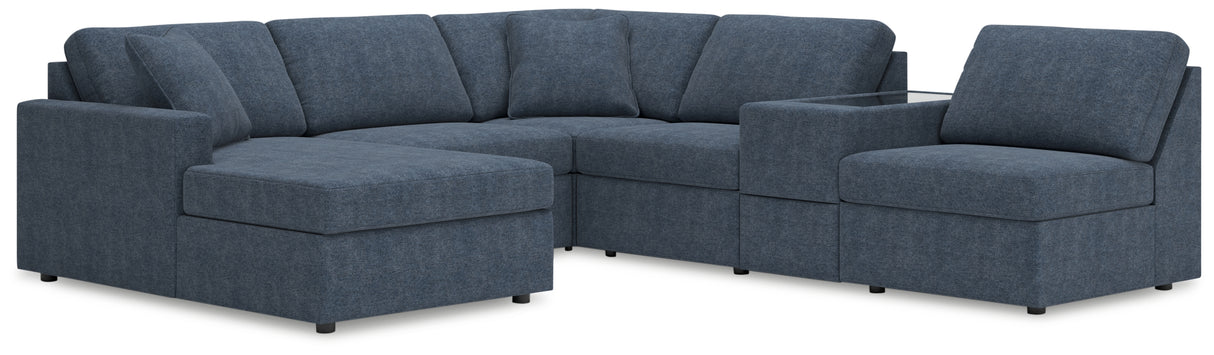 Furniture City Houma - Ashley Furniture - Modmax 6-Piece Sectional with Chaise - RAF 6-Piece Sectional with Chaise - 92121S21