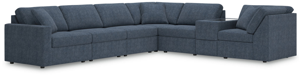 Furniture City Houma - Ashley Furniture - Modmax 7-Piece Sectional - RAF 7-Piece Sectional / Ink - 92121S33