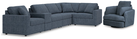 Furniture City Houma - Ashley Furniture - Modmax 6-Piece Sectional and Swivel Glider Recliner - 6-Piece Sectional and Swivel Glider Recliner - 92121U17
